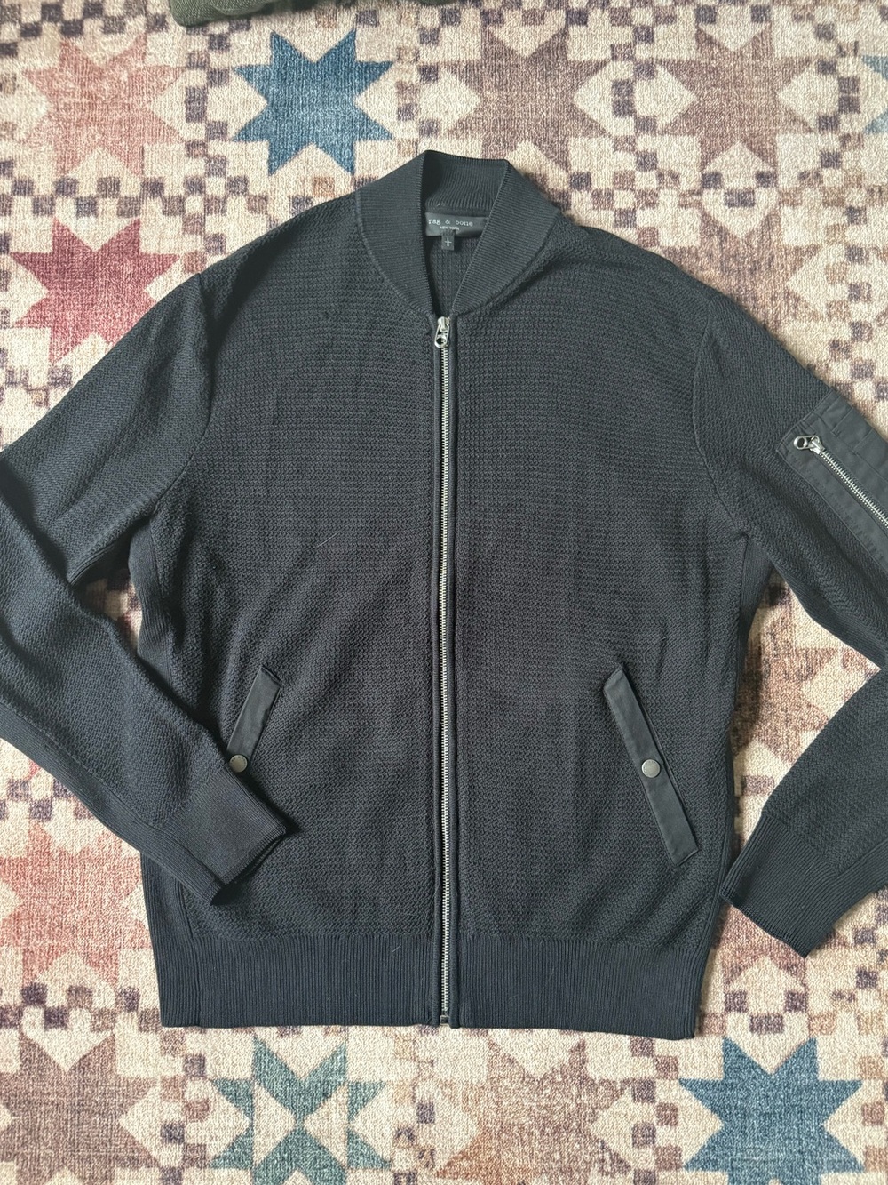 Rag & Bone Zip Up Sweater